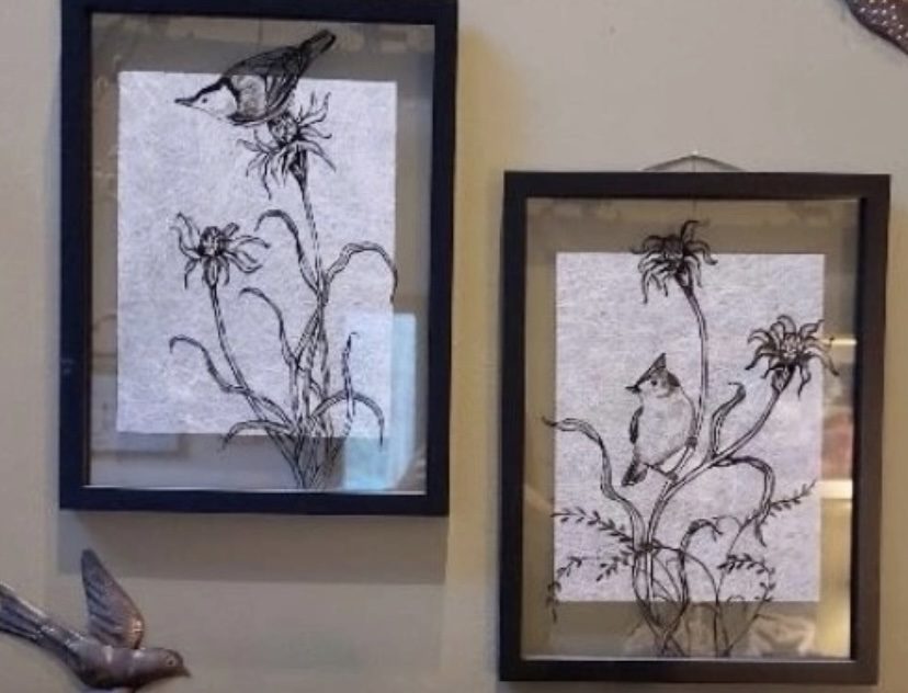 Adult Art Sampler- Autumn Songbirds & Windswept Meadows