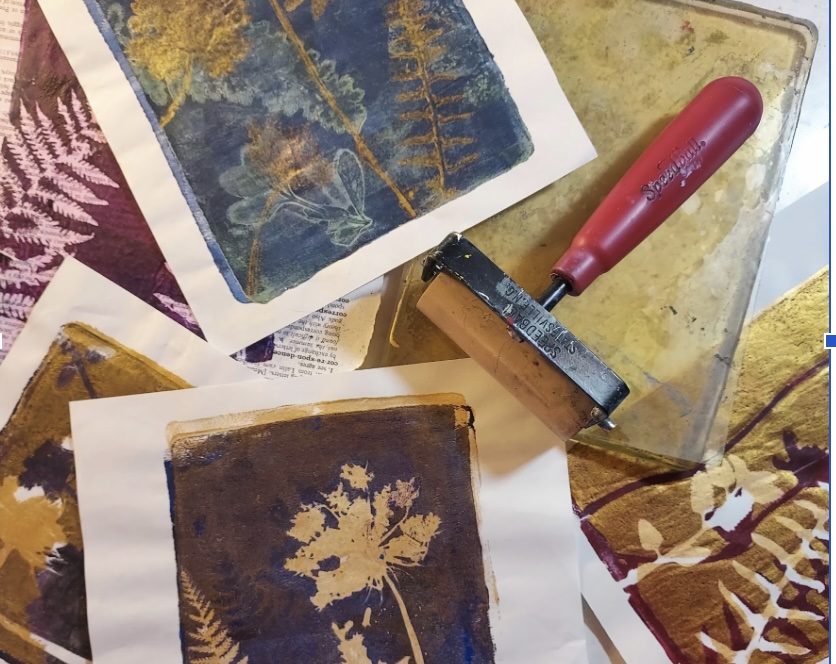 Autumn Botanical Gelli Printing