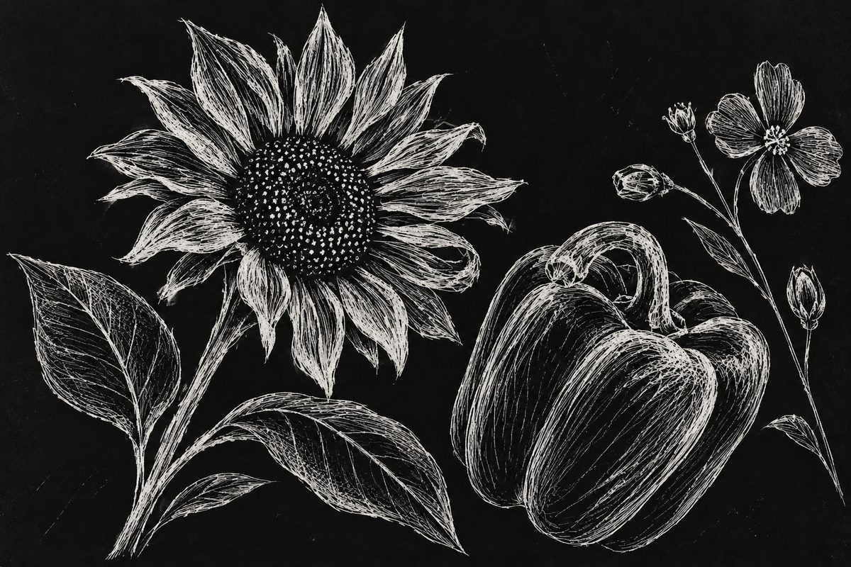 Mixed Media: Scratch Art — Fruit or Flowers w/ Cheryl Simon